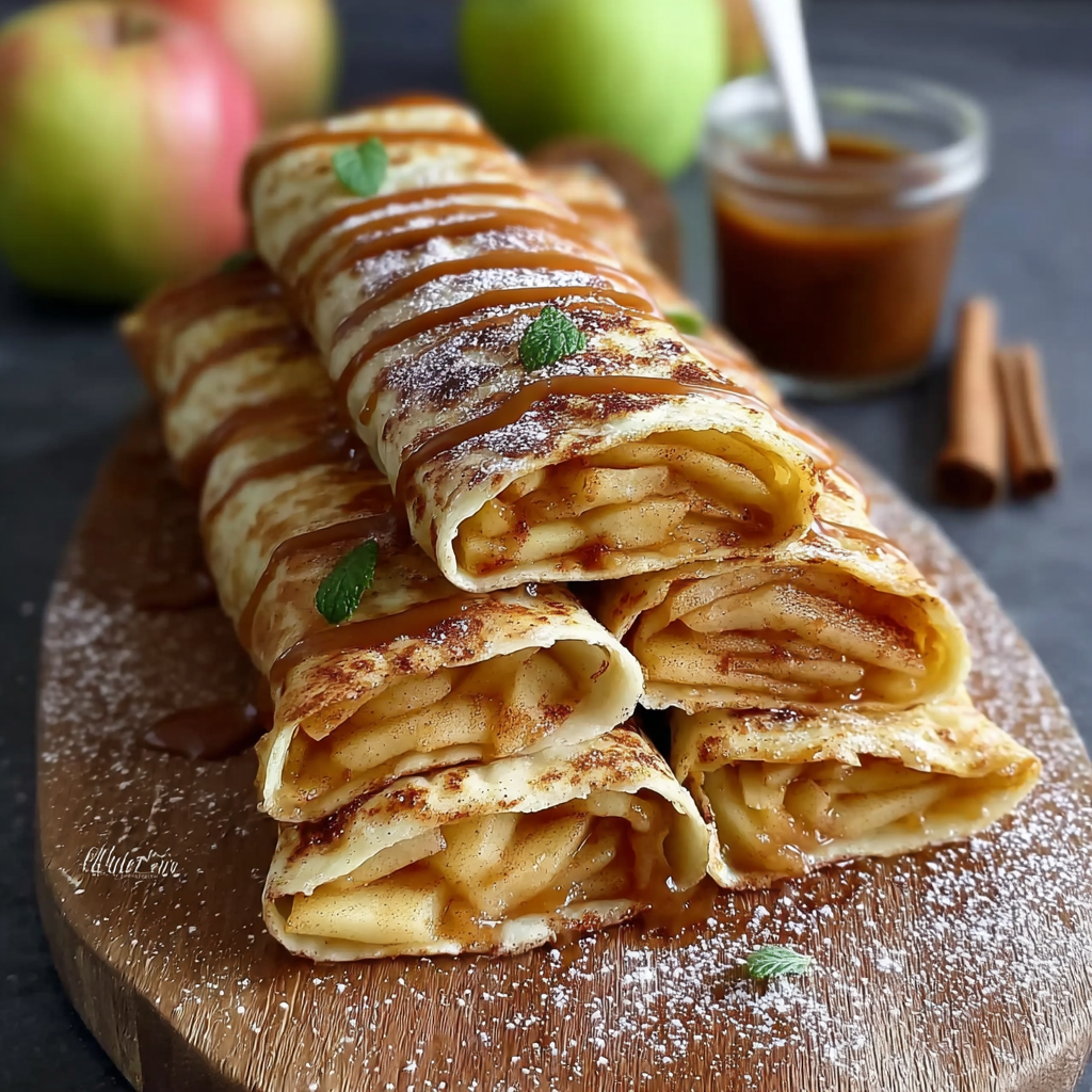 Tortilla Apple Pie Wraps with Brown Sugar Butter: The “Express-Crunch” Galette