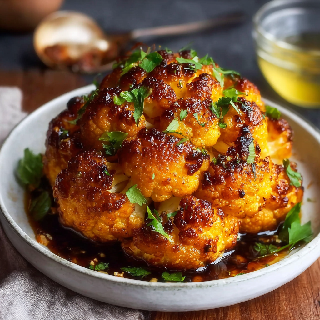 Mediterranean Roasted Cauliflower: The “Golden-Char” Vegetable Masterclass