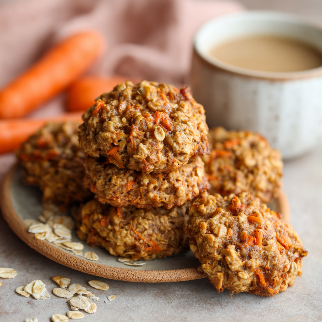 Healthy Carrot Cake Oatmeal Cookies: The “Breakfast-Hybrid” Snack