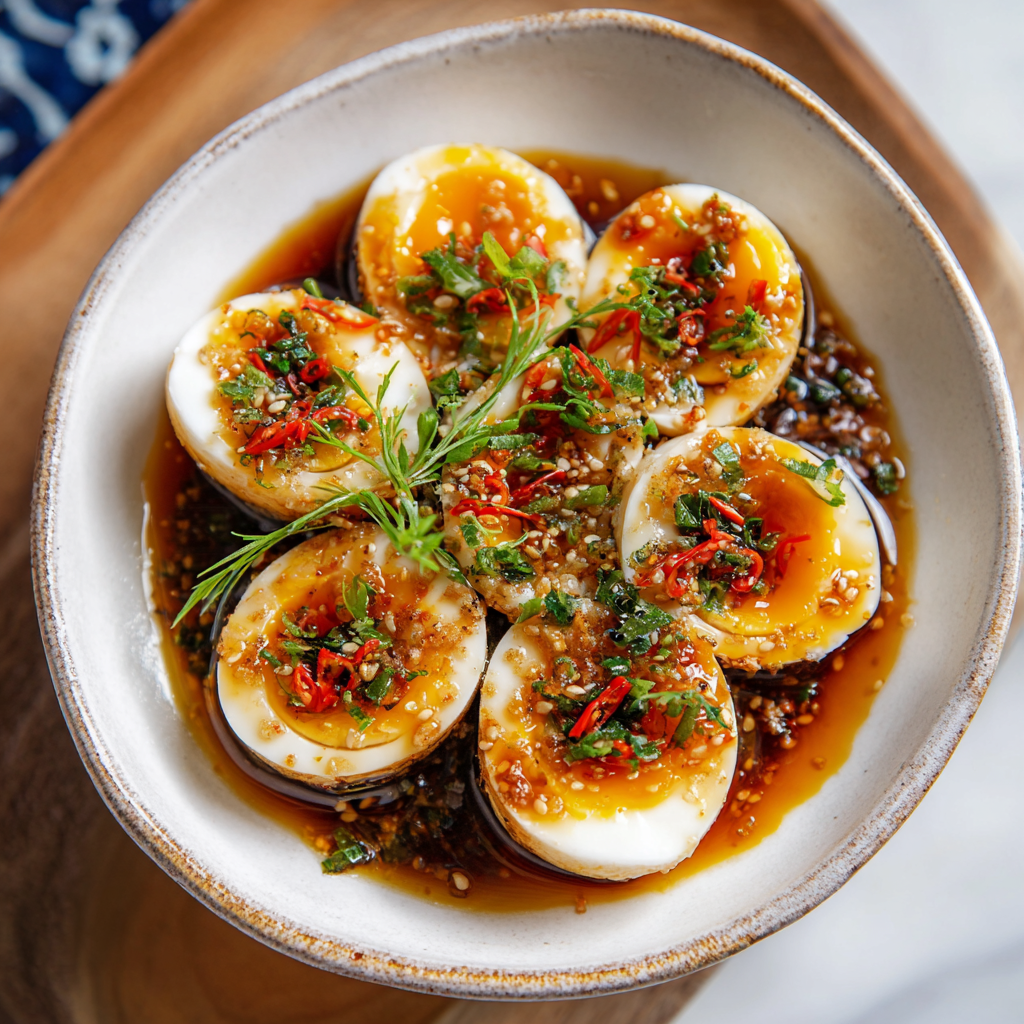 Mayak Eggs: The “Drug Egg” Umami Explosion