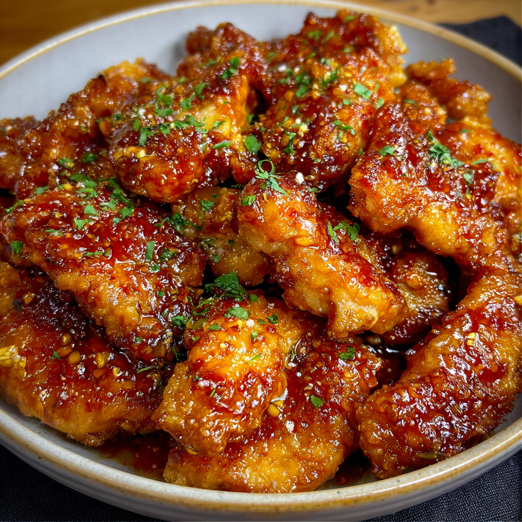 Crispy Honey Garlic Chicken: Sweet, Sticky & Irresistibly Crunchy