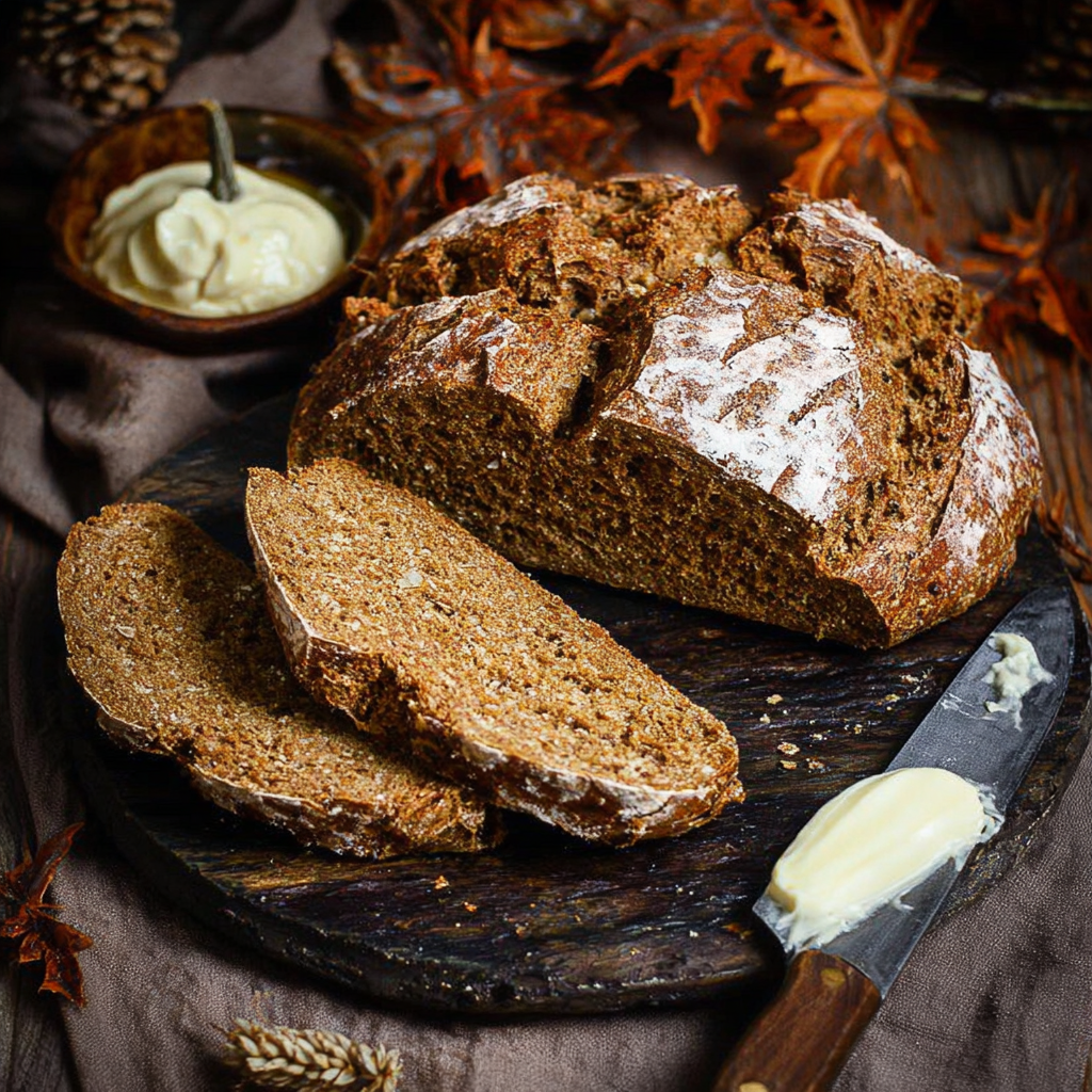 Molasses Brown Soda Bread – A Rustic Autumn Loaf from Middle-earth