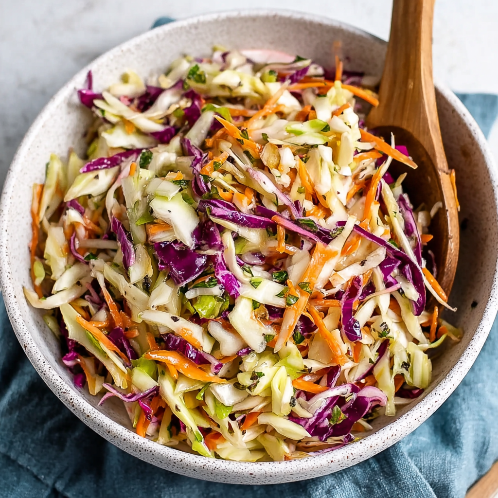 Best Healthy Coleslaw – Fresh, Crunchy & Mayo-Free