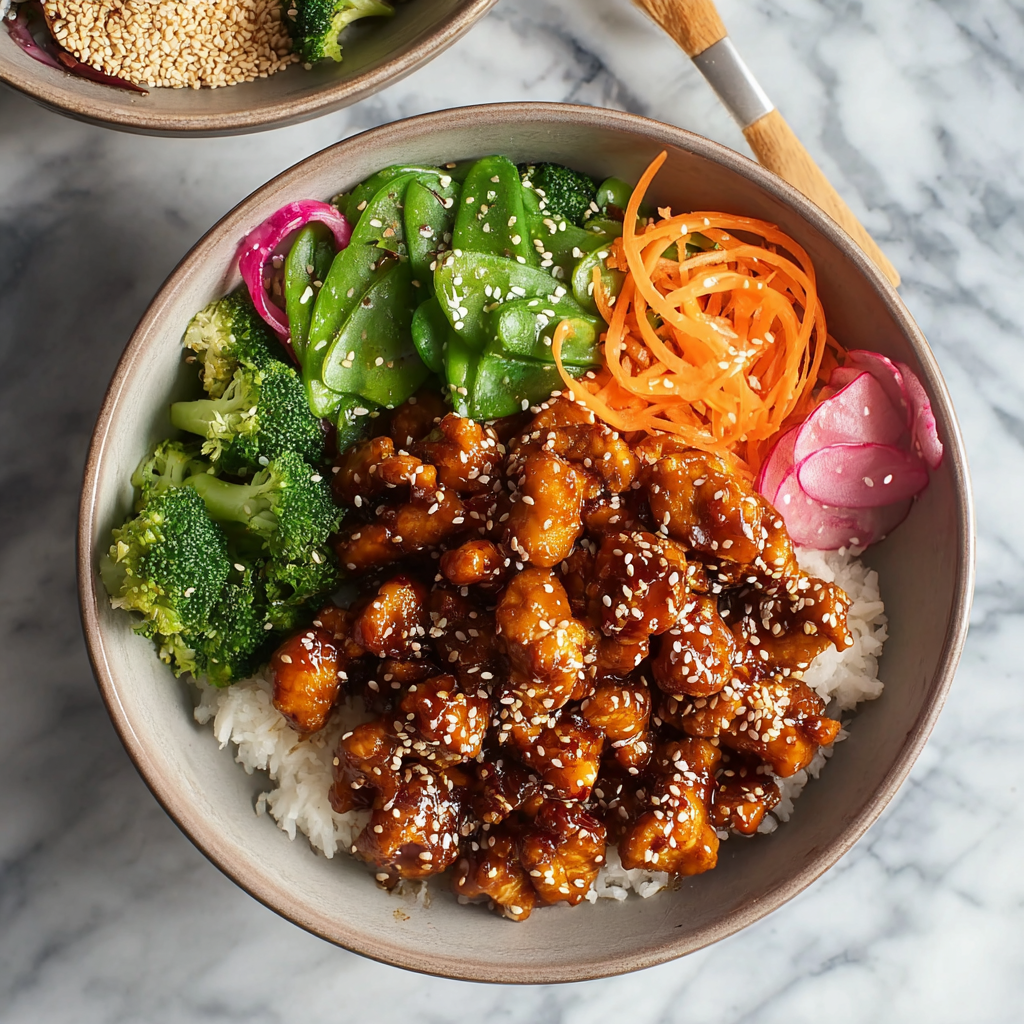 Sesame Chicken Bowls