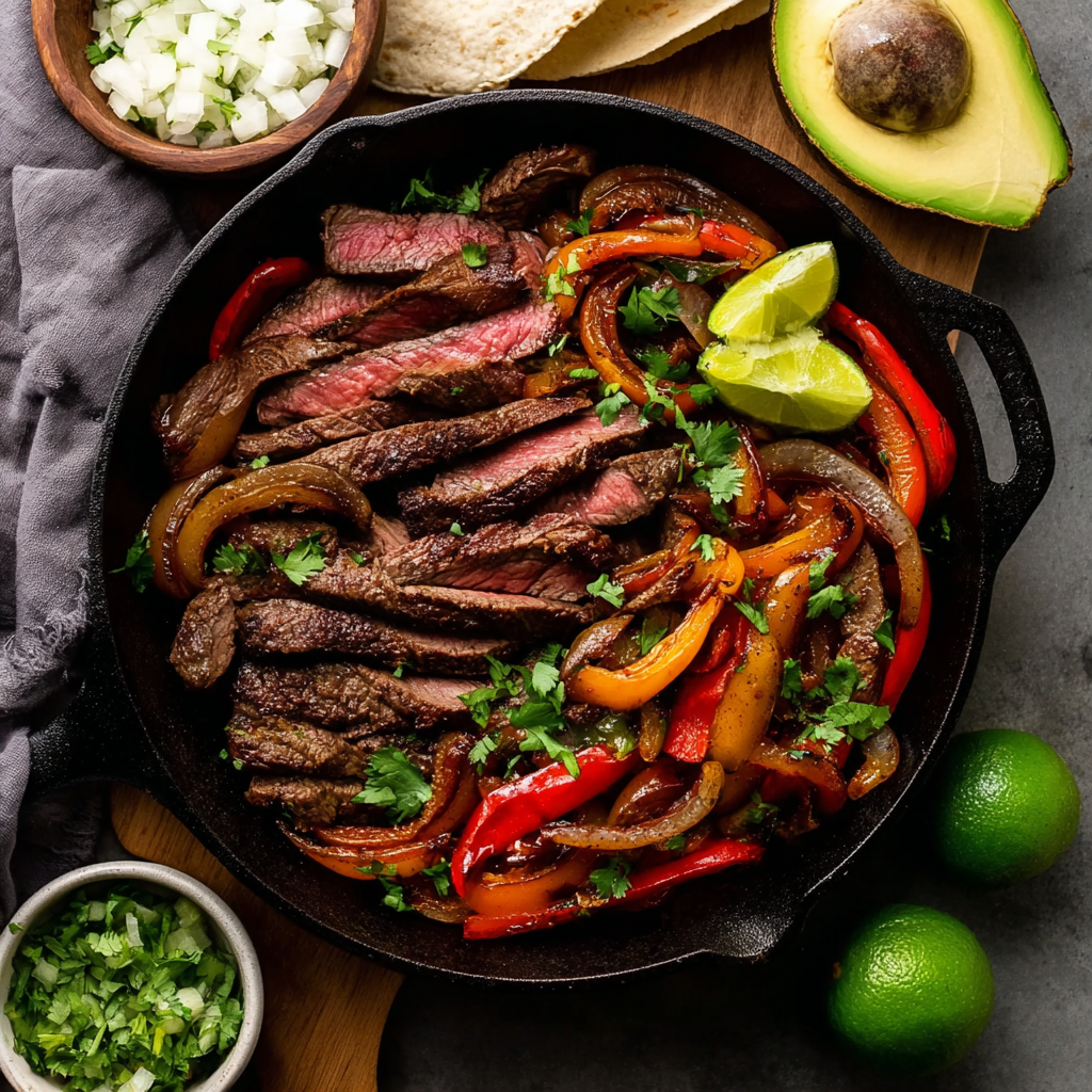 Beef Steak Fajitas