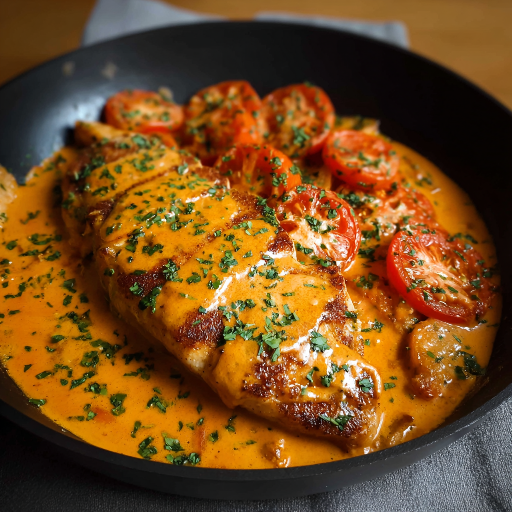 Creamy Tomato Chicken Breast: Rich, Velvety & Bursting with Flavor