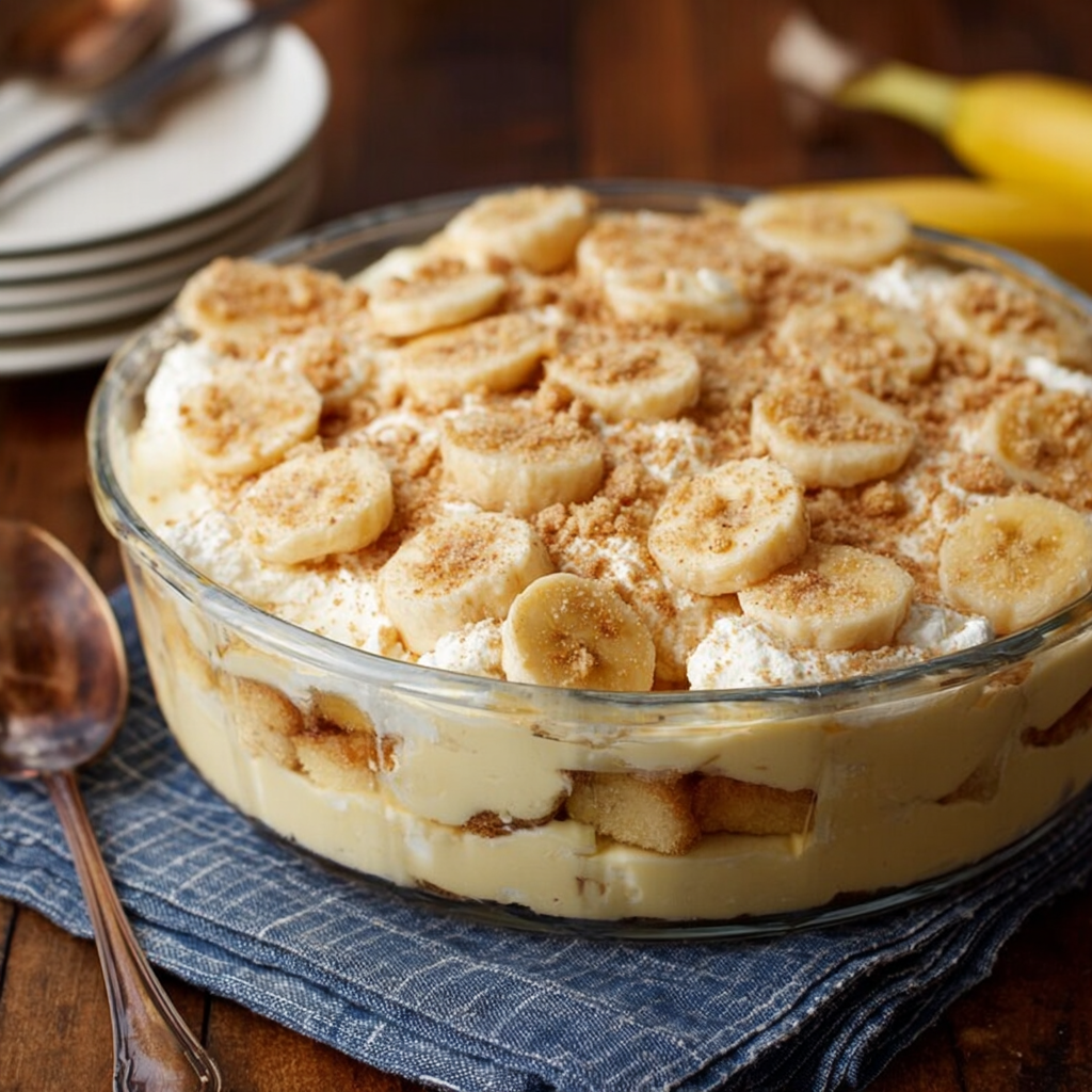 Old-Fashioned Homemade Banana Pudding from Scratch (Creamy, Classic & Comforting)