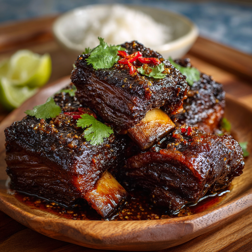 Slow-Caramelized Asian Short Ribs (Tender, Fall-Off-the-Bone Comfort Food)
