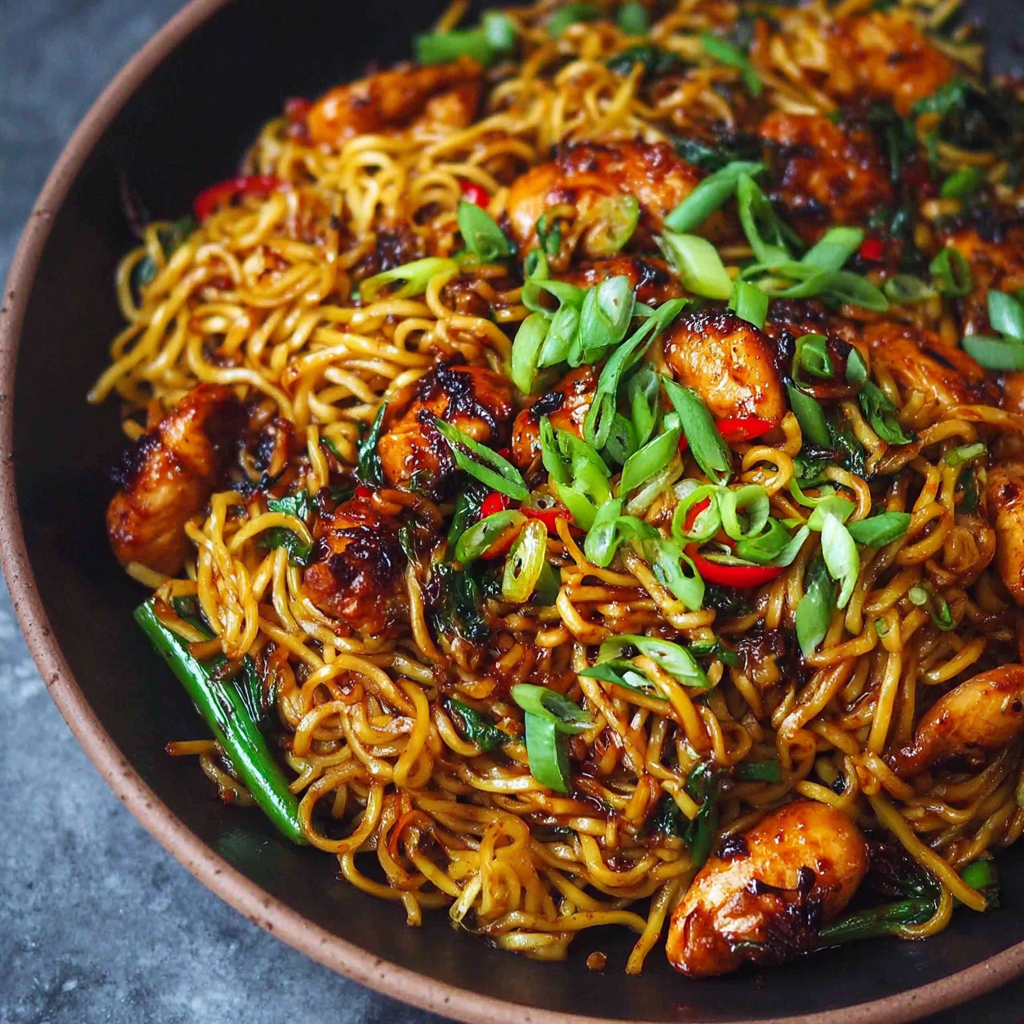Sticky Garlic Chicken Noodles (High-Protein & Better Than Takeout)