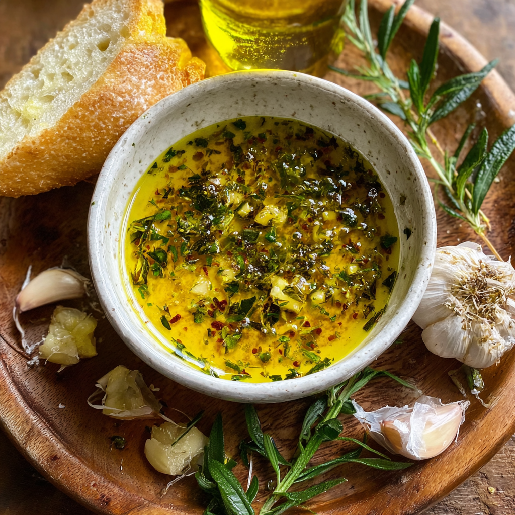 Garlic Olive Oil Dip