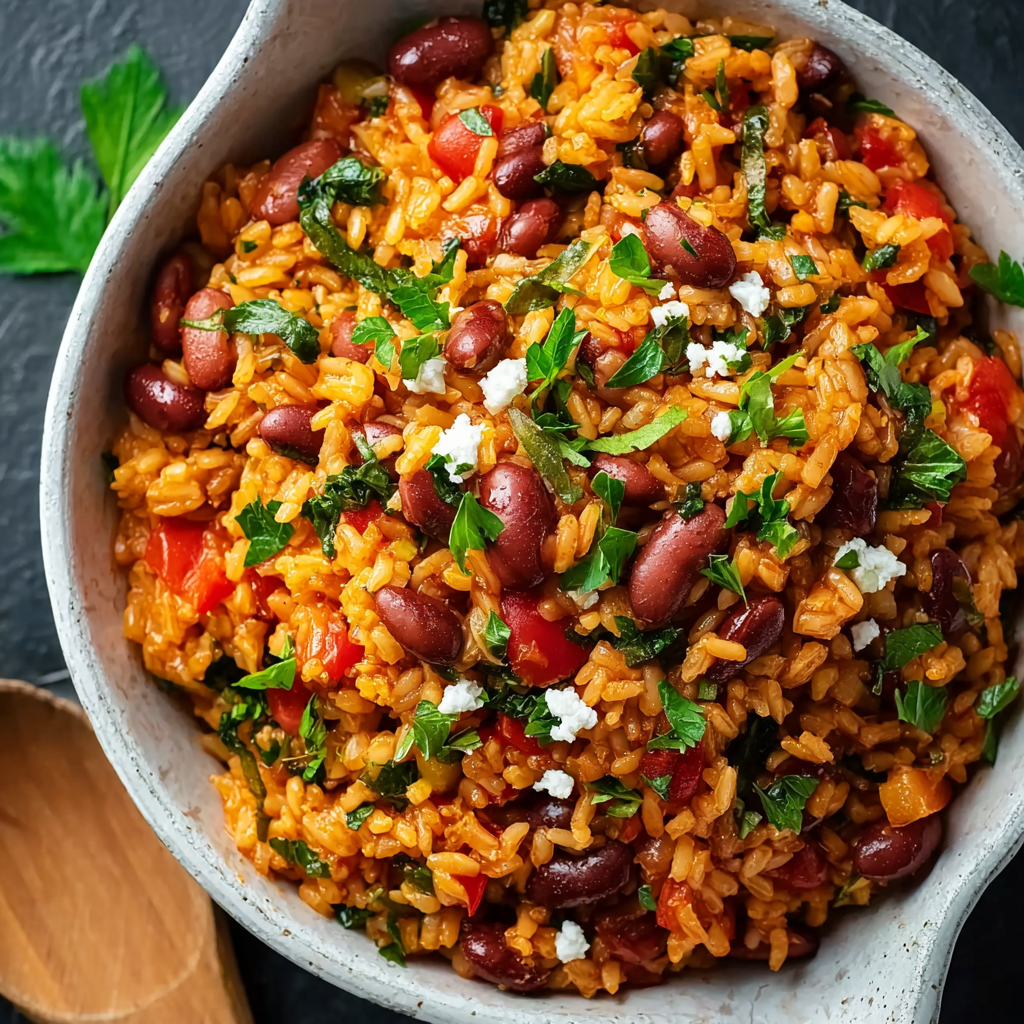 Mediterranean Rice and Beans