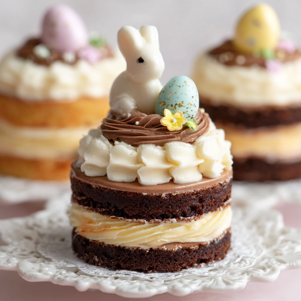 Mini Easter Layer Cakes