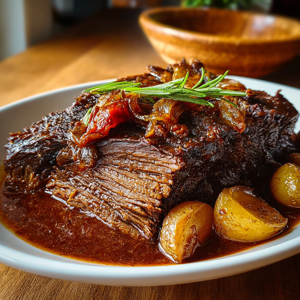 Slow Cooked Beef Brisket – Tender, Soul-Warming Comfort Food