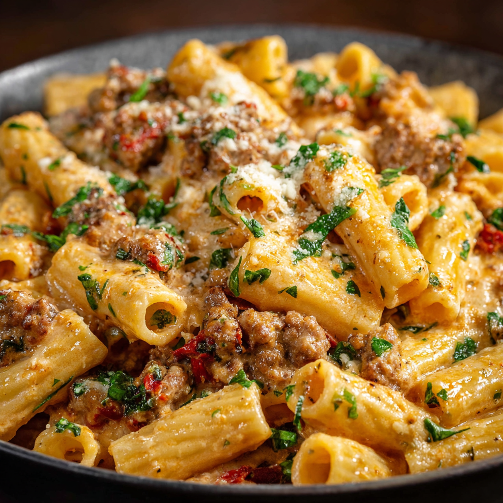Creamy Italian Sausage Rigatoni: A Hearty, Flavor-Packed Pasta Dish