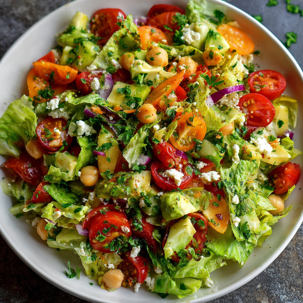 Vegan French Chopped Salad