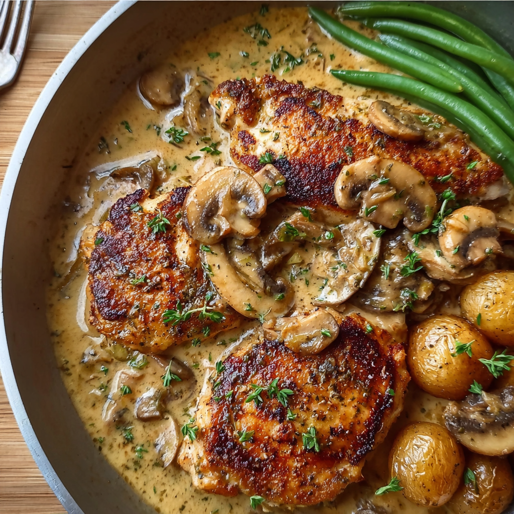 Chicken in White Wine Sauce: Elegant, Creamy & Perfectly Balanced