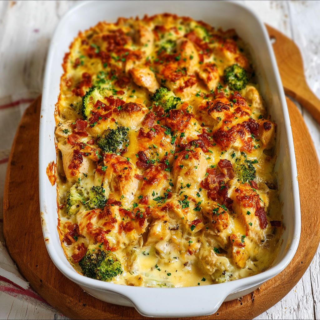 Low Carb Easy Chicken Gratin