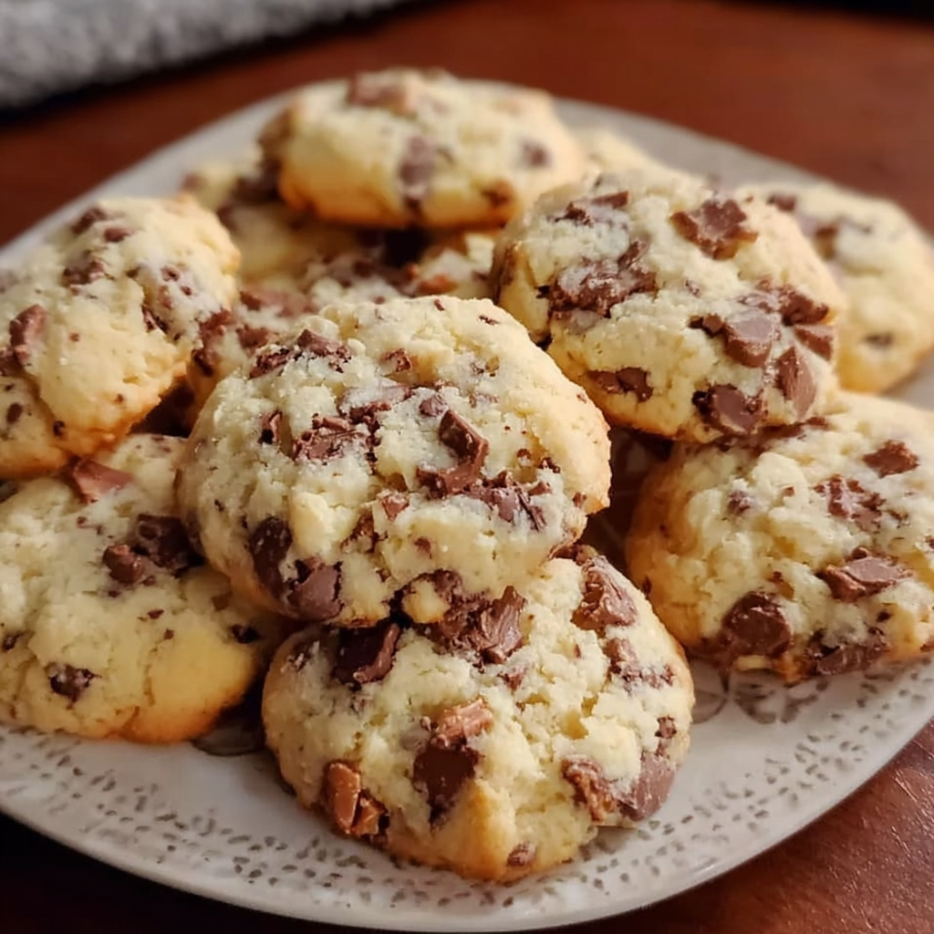 Chocolate Chip & Toffee Shortbread Cookies
