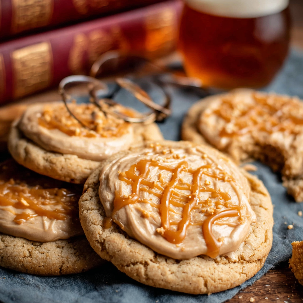 Harry Potter Butterbeer Cookies (Soft, Buttery & Magical!)
