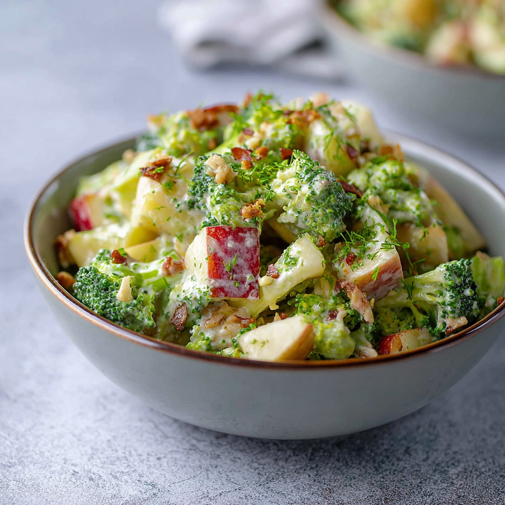 Vegan Apple Broccoli Salad