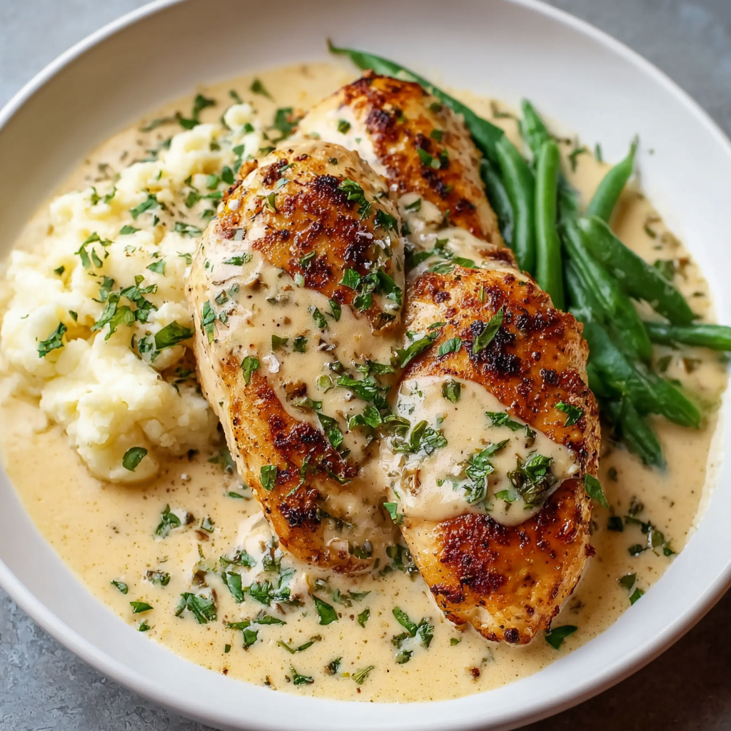 Creamy Garlic Parmesan Chicken Breast: Rich, Juicy & Restaurant-Quality at Home