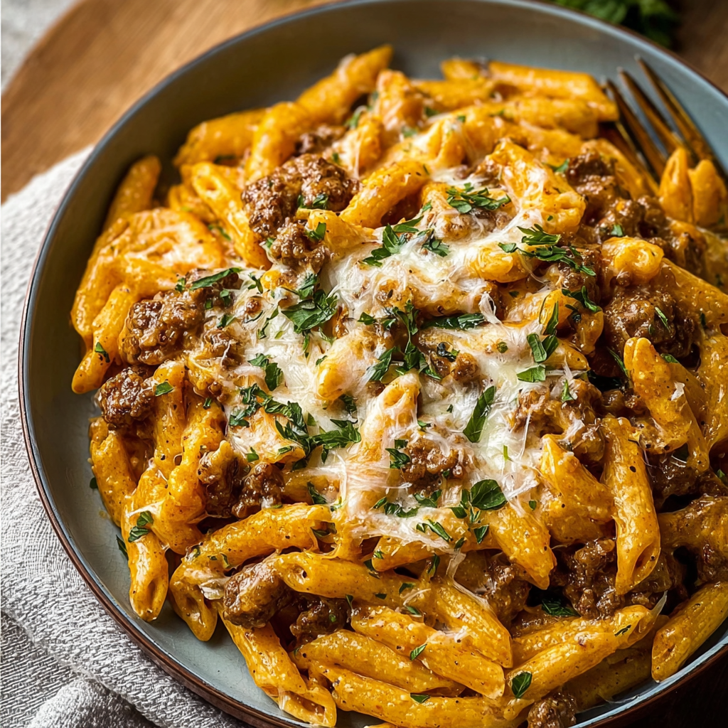 Creamy High Protein Beef Pasta: A Rich, Satisfying & Protein-Packed Dinner