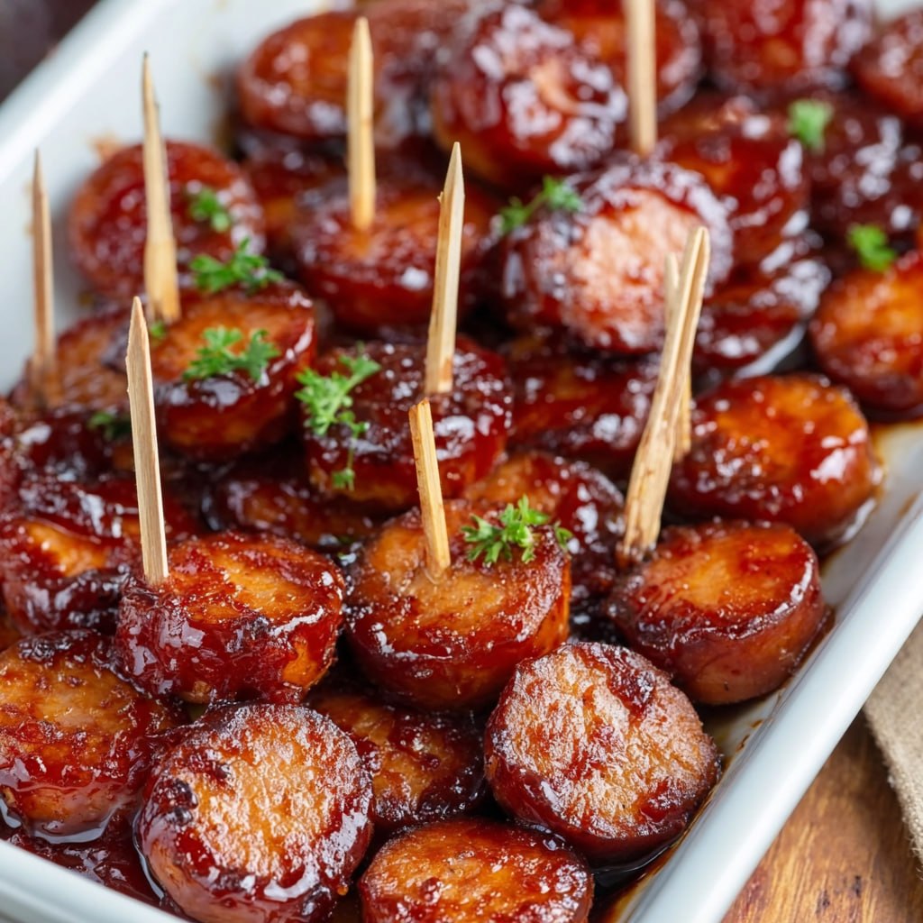 Turkey sausage BBQ bites healthy