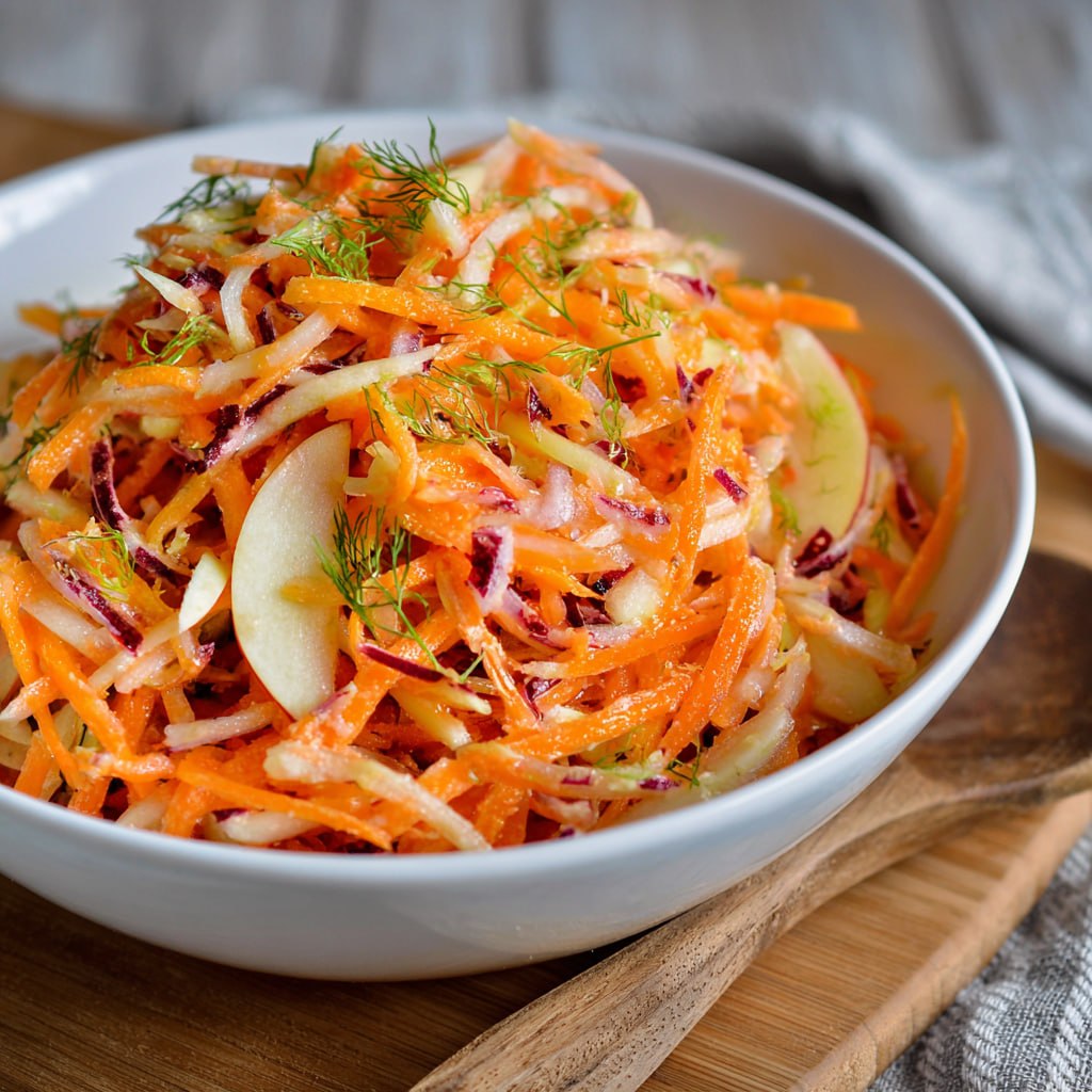 Nutrient-rich carrot apple salad in a mason jar for healthy meal prep with lemon honey dressing