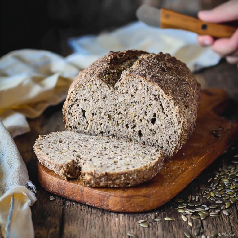 Healthy gluten-free vegan bread with no eggs no dairy high fiber