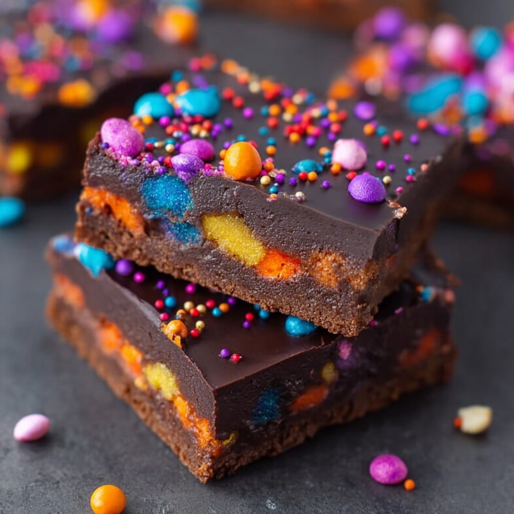 Upgraded cosmic brownies made with quality dark chocolate for richer flavor and better ingredients