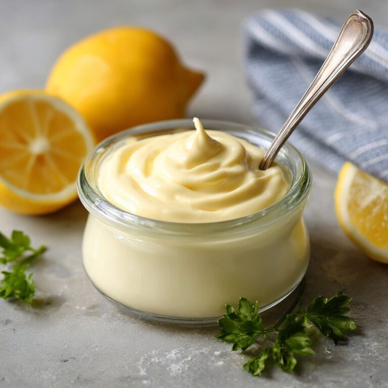 Healthy homemade mayonnaise made with avocado oil and fresh eggs in a glass jar