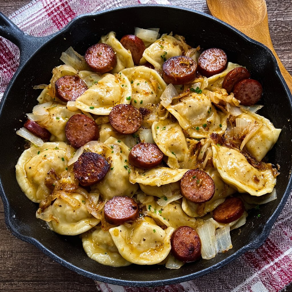 Pierogies and Kielbasa Skillet – A Lighter Take on the Classic That Still Satisfies