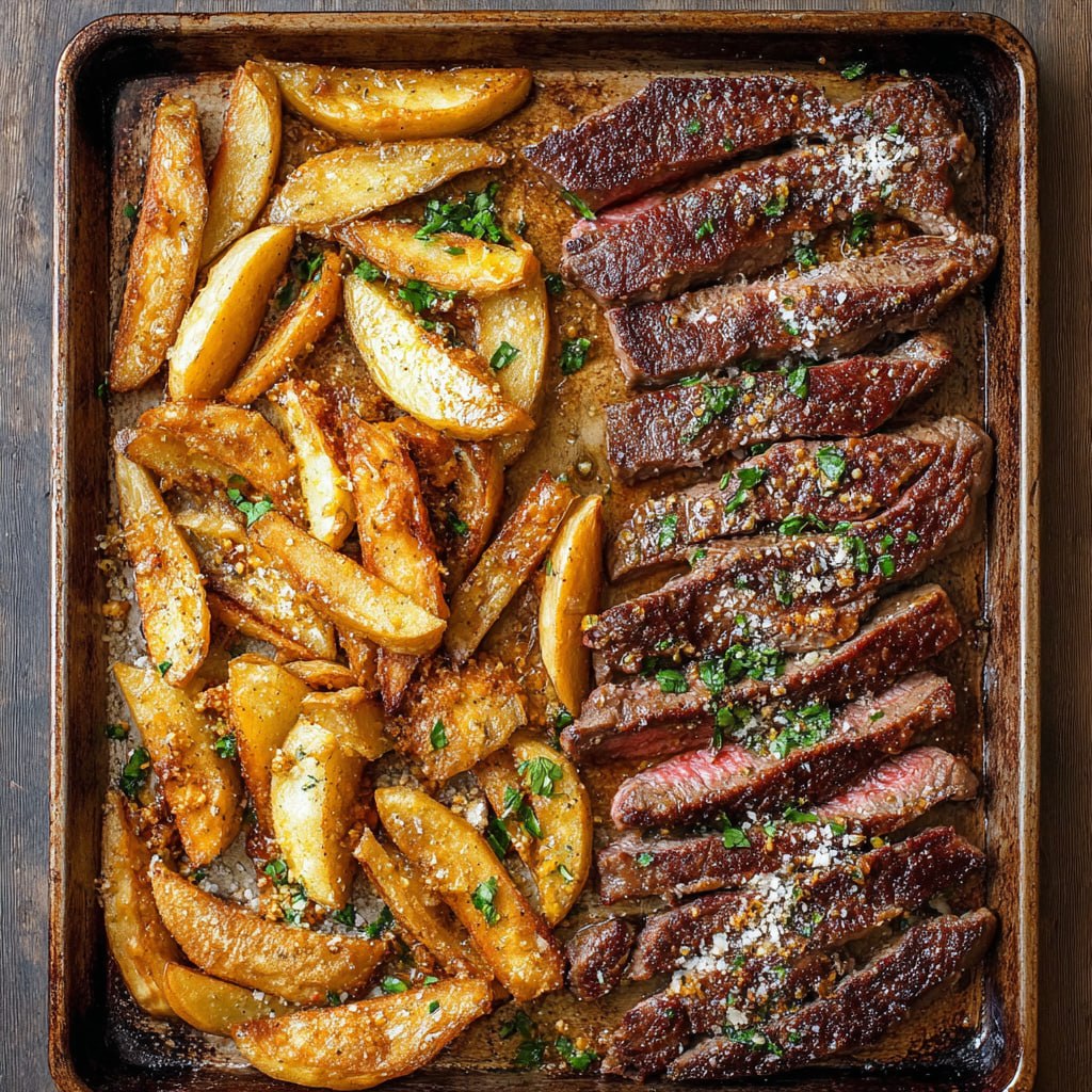 Sheet Pan Steak and Fries - photo 1