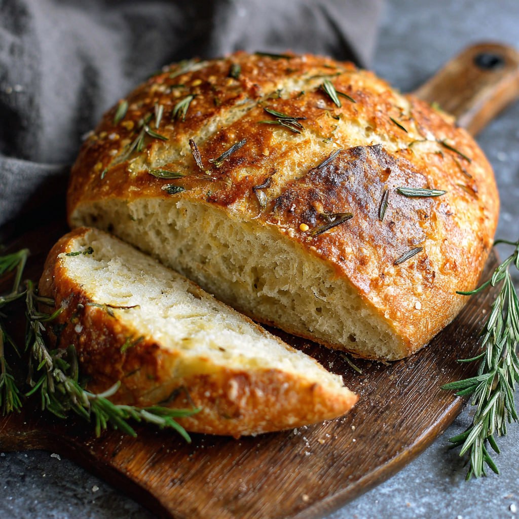 No Knead Rosemary Bread - photo 2