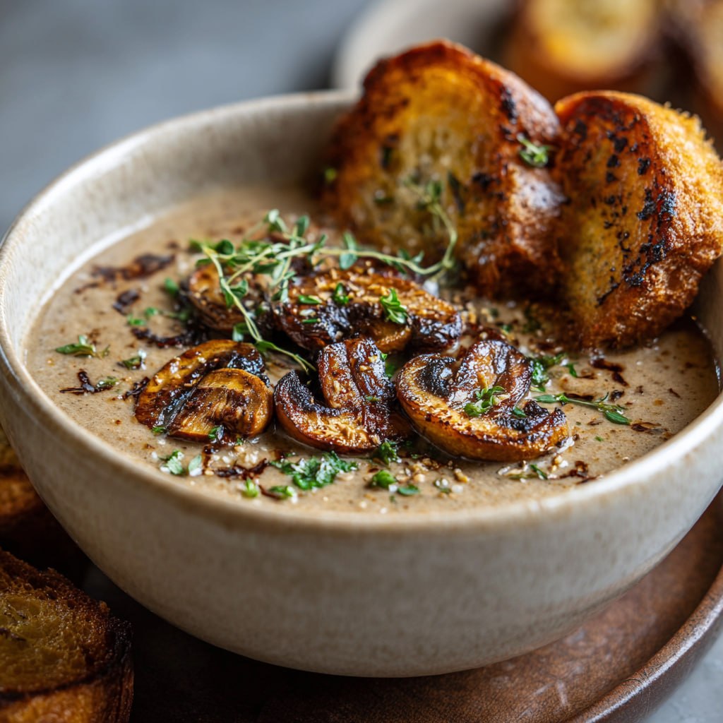 Creamy Roasted Mushroom Soup - photo 2