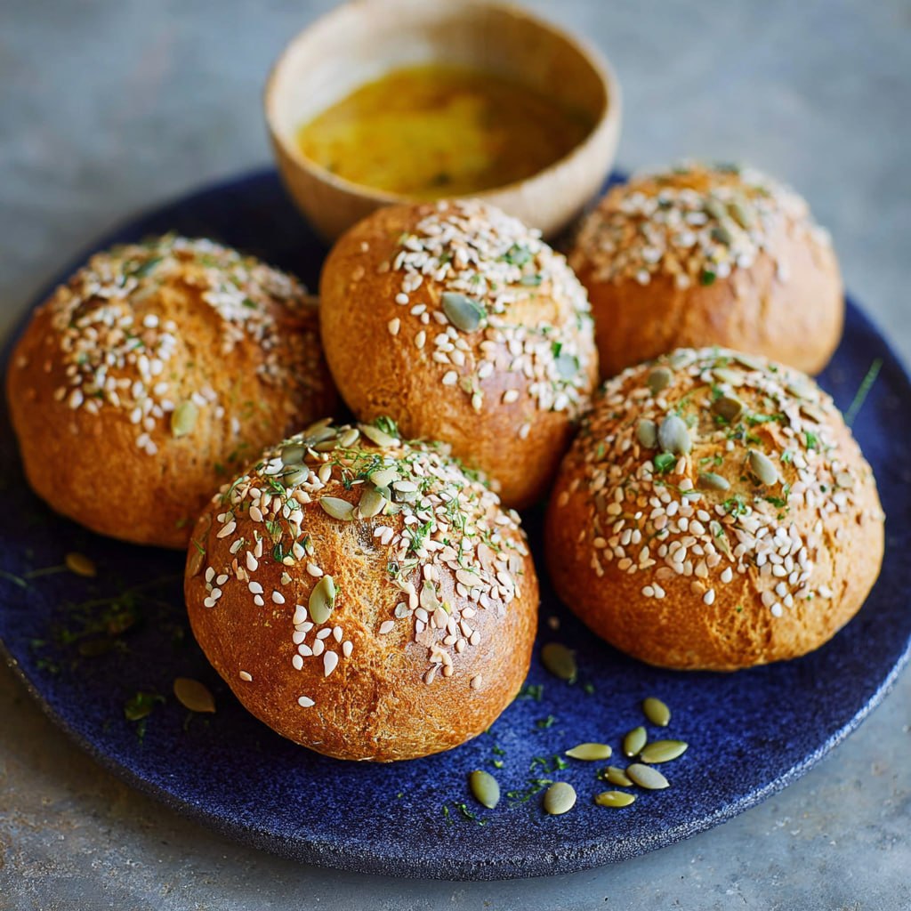 Nutritious gluten-free red lentil rolls cooling on a wire rack