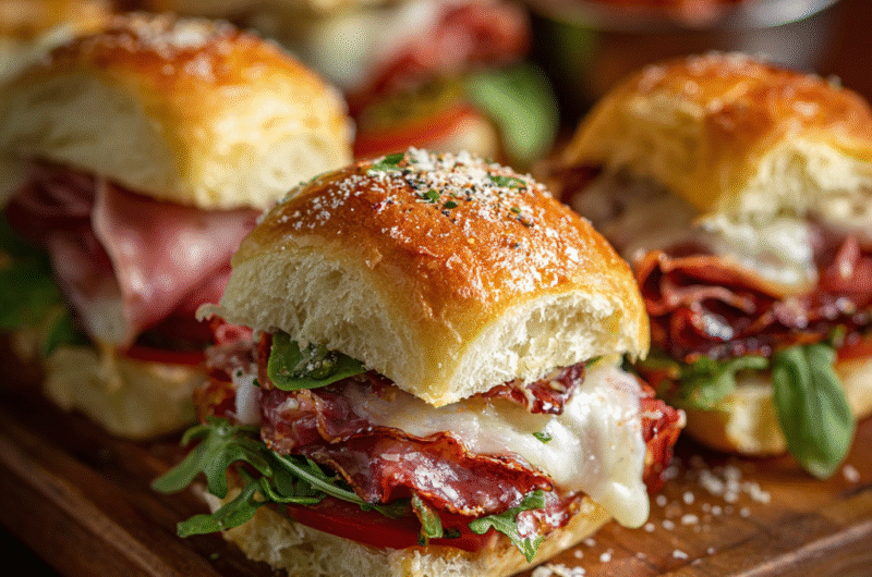 Hot Italian Sub Sliders (Cheesy, Savory & Crowd-Pleasing)