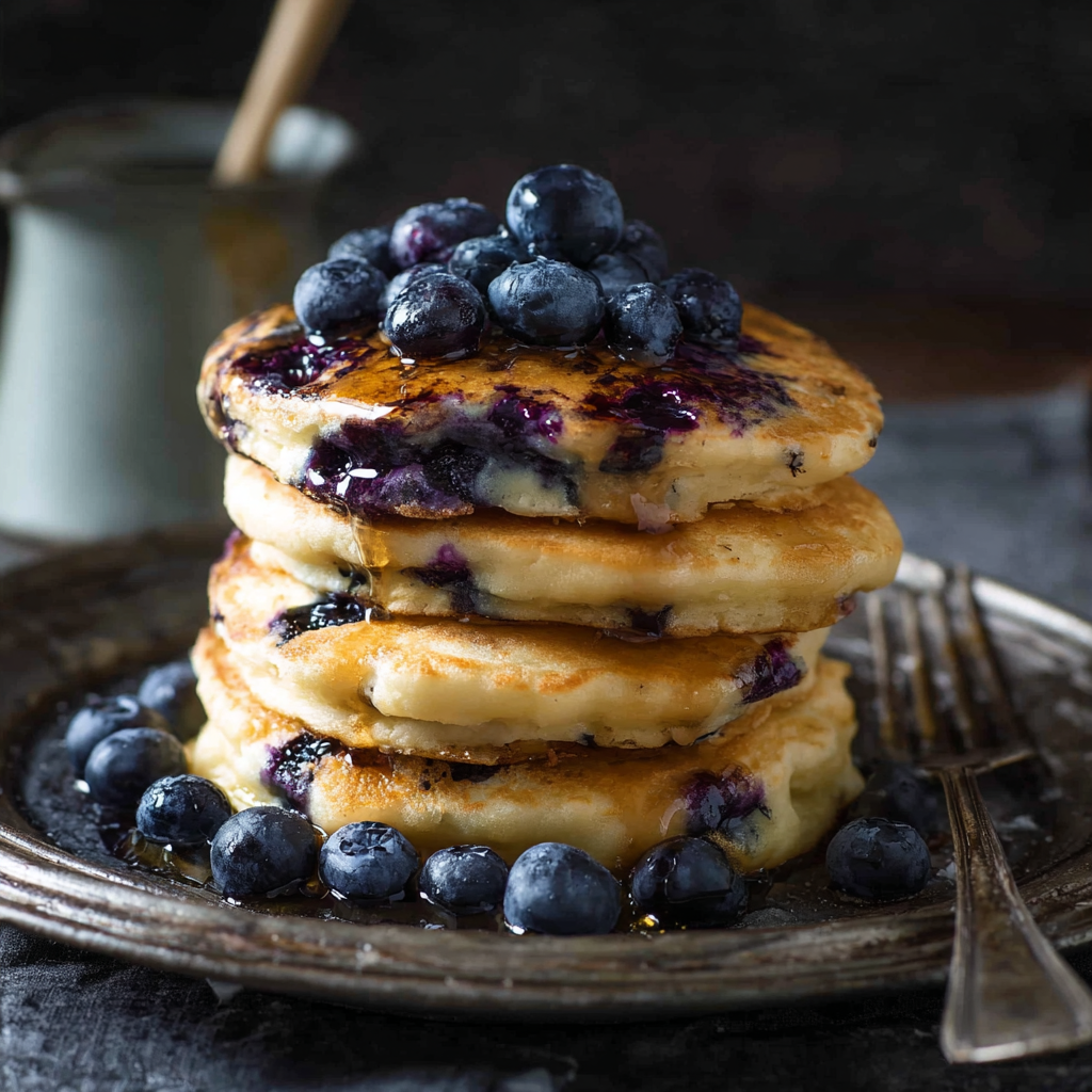 Blueberry Pancakes (Fluffy, Golden & Irresistible)