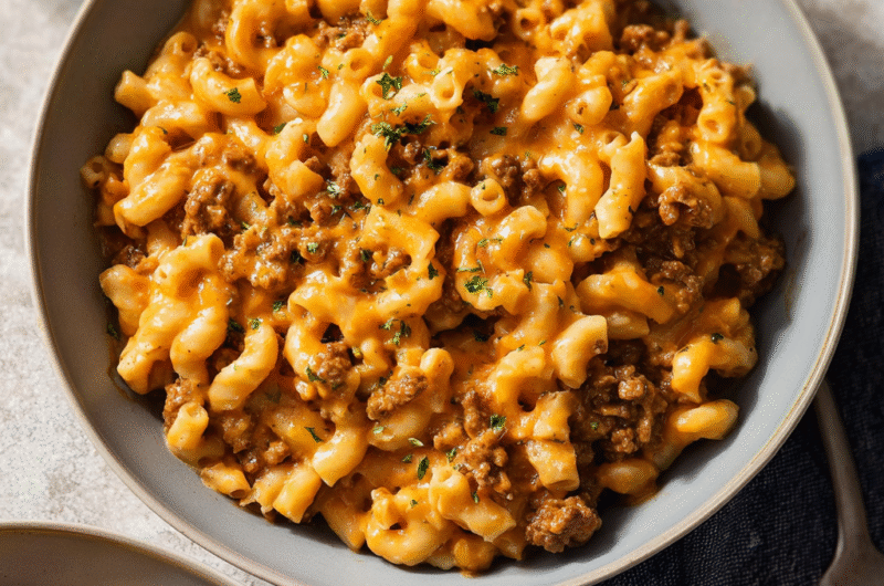 Instant Pot Cheeseburger Mac and Cheese (Better Than Hamburger Helper!)