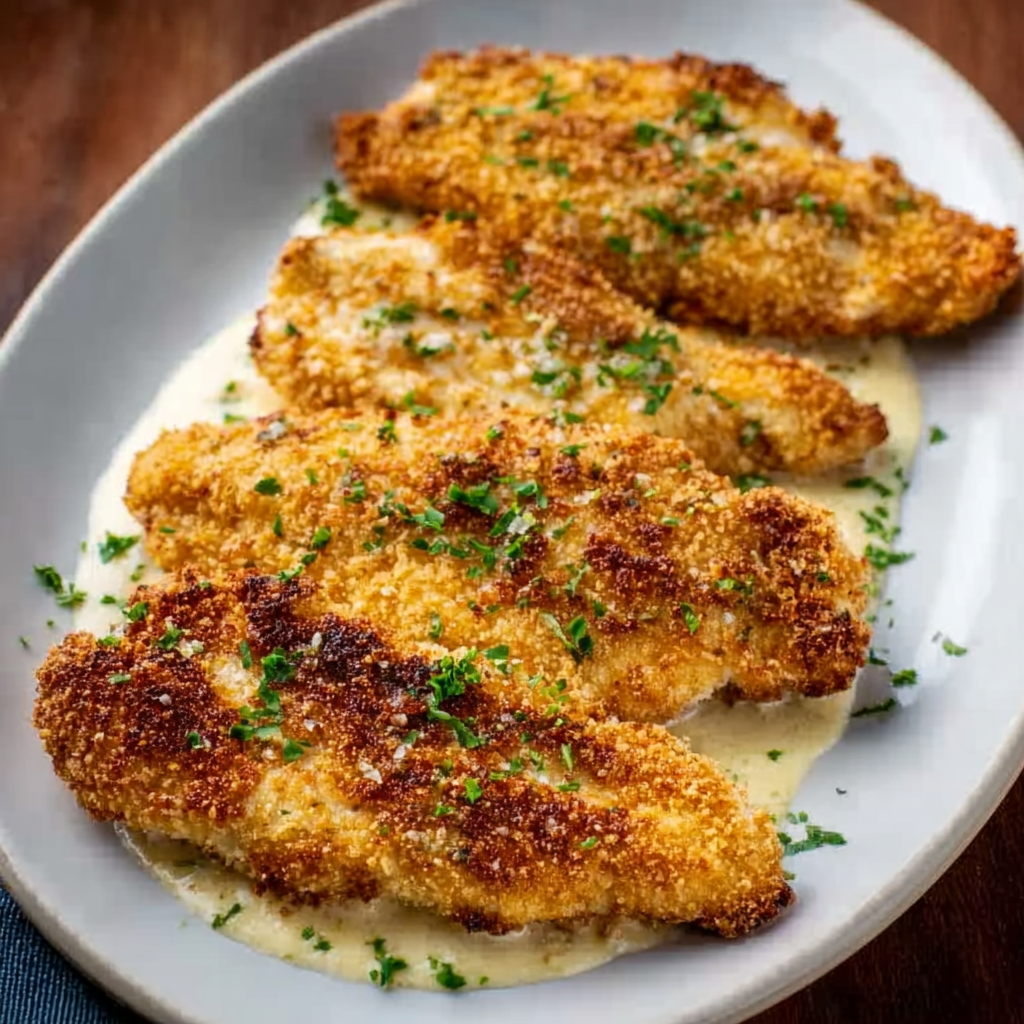 Mayonnaise Parmesan Chicken – Juicy, Crispy, Creamy Baked Chicken Recipe