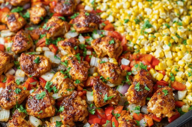 Sheet Pan BBQ Chicken Bites with Buttered Corn: The Ultimate Easy Dinner