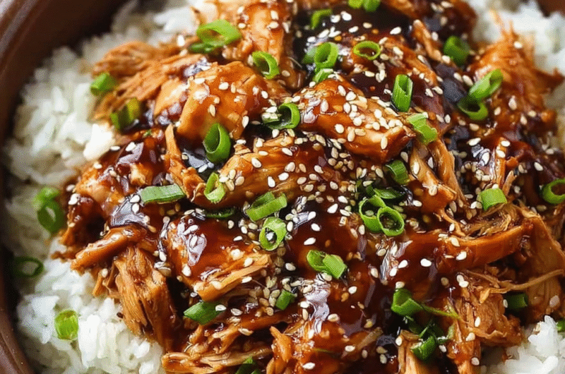 Easy Crock Pot Teriyaki Chicken (Sweet, Savory & Slow Cooker Perfection)