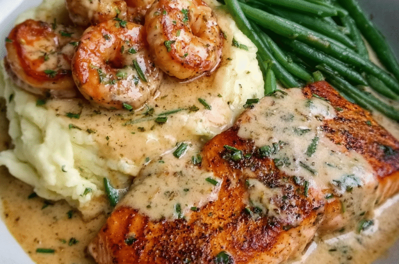 Cajun Shrimp and Salmon: A Spicy, Flavor-Packed Seafood Delight