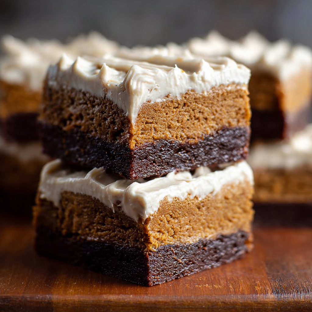 Frosted Gingerbread Brownies: Soft, Spiced & Holiday-Perfect Dessert Bars