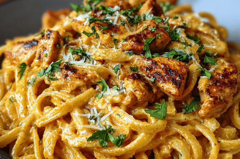 Cowboy Butter Chicken Linguine: Bold, Buttery, and Irresistibly Creamy
