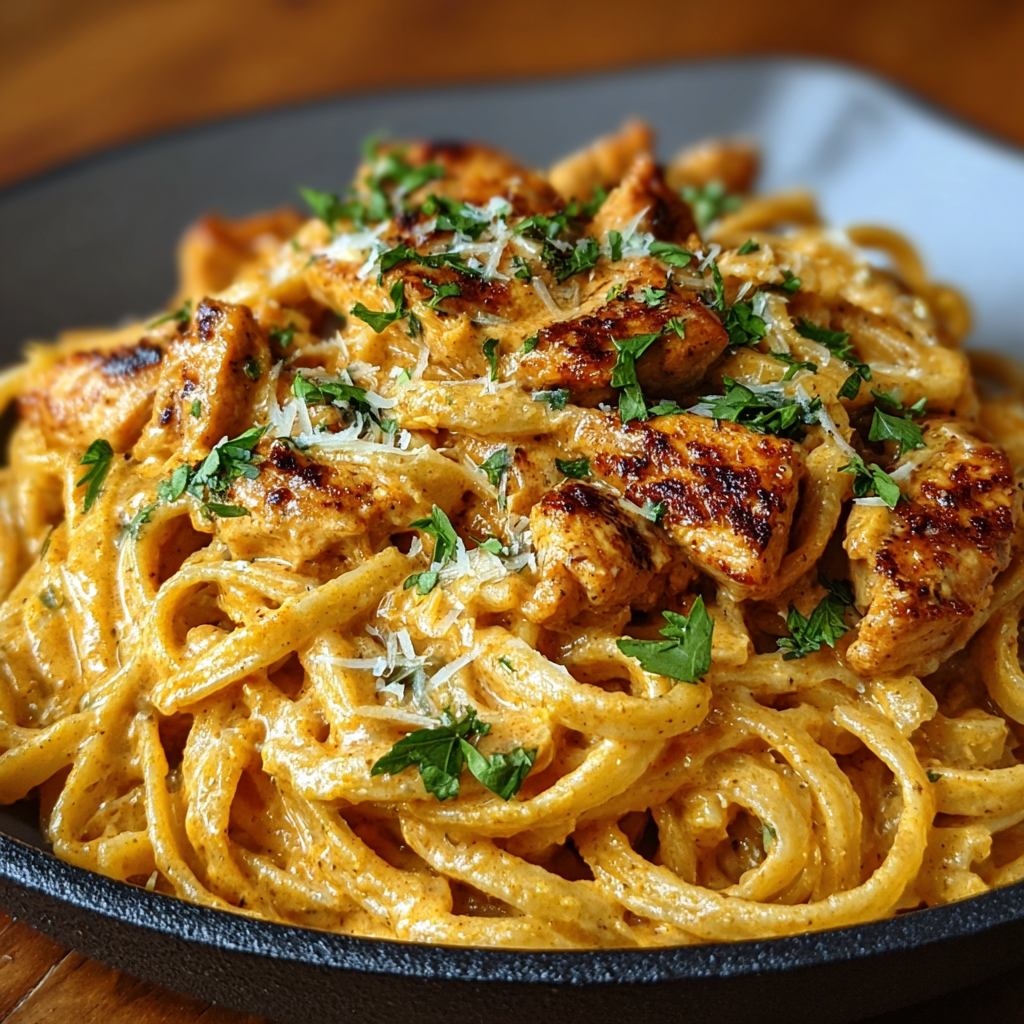 Cowboy Butter Chicken Linguine: Bold, Buttery, and Irresistibly Creamy
