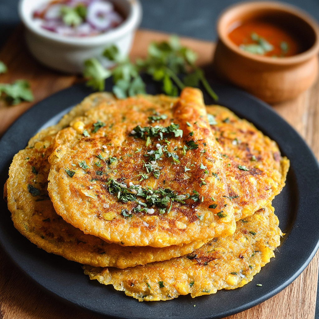 Masoor Dal Chilla | Savory Red Lentil Pancakes – Protein-Packed & Delicious