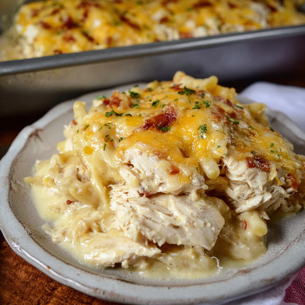 Paula Deen’s Amazing Chicken Casserole – Creamy, Cheesy & Comforting