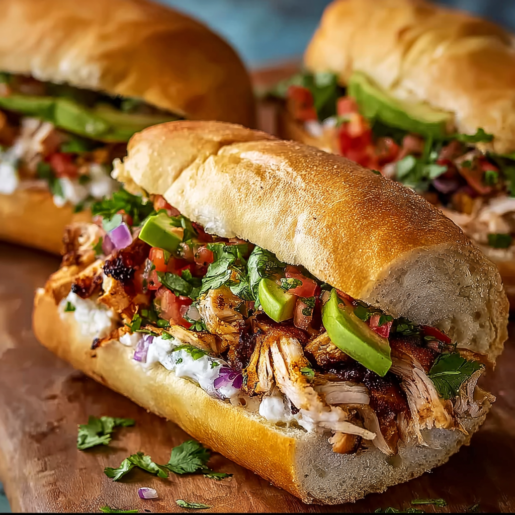 Flavor-Packed Chicken Torta Sandwich – Juicy, Bold & Authentic