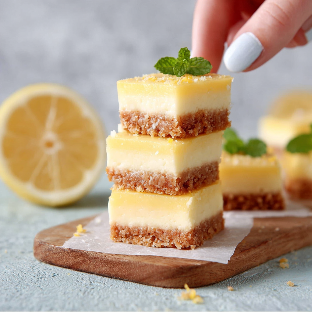 Creamy Lemon Squares – Bright, Tangy & Irresistibly Smooth